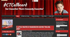 Desktop Screenshot of connecticutcallboard.com