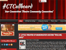 Tablet Screenshot of connecticutcallboard.com